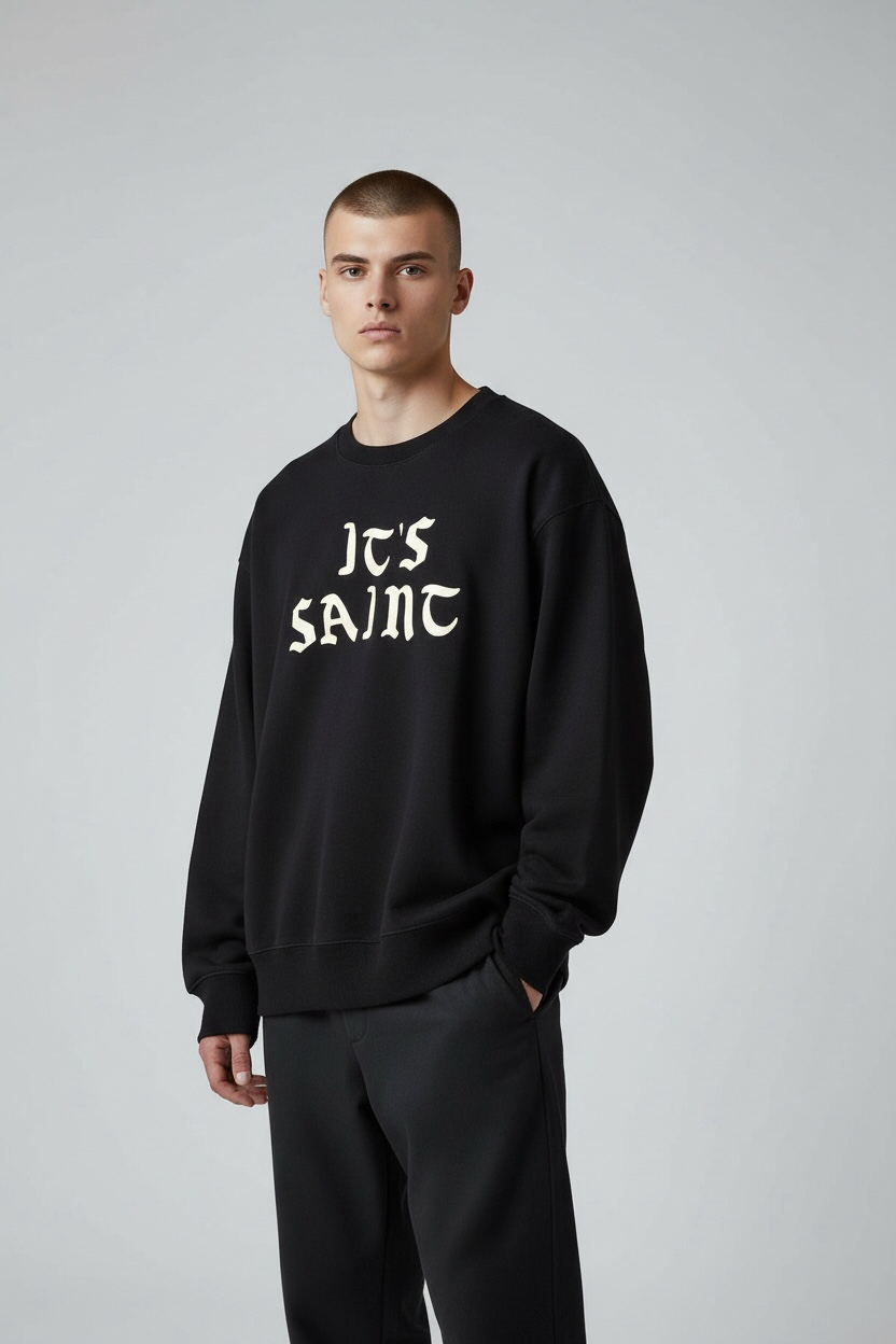 SAINT Mxxxxxx CREW SWT IT’S SAINT 24AW