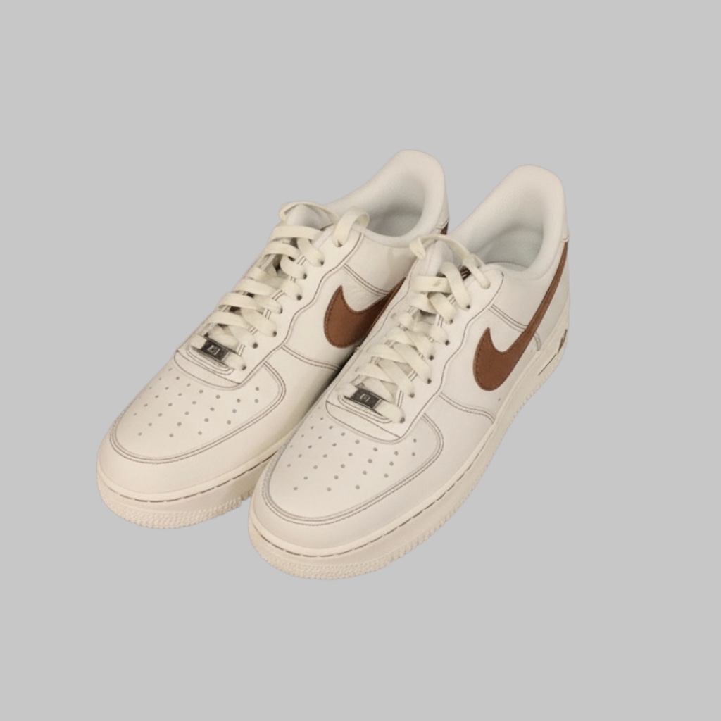 【未使用】Nike Air Force 1 Low '07 LV8 "Ivory/Saddle Brown" 27.0cm（NIKE スニーカー）