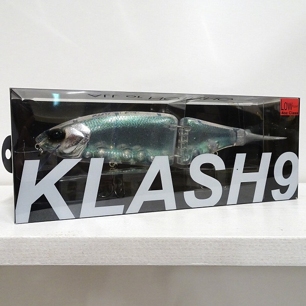 【未使用品】DRT クラッシュ9 LOW クリスタルフラッシュ（KLASH ルアー）