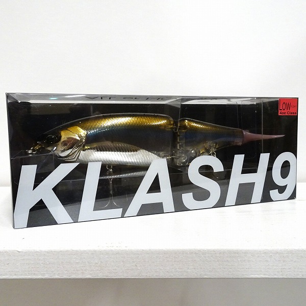 【未使用品】DRT クラッシュ9 LOW ゴーストNATシャッド（KLASH ルアー）