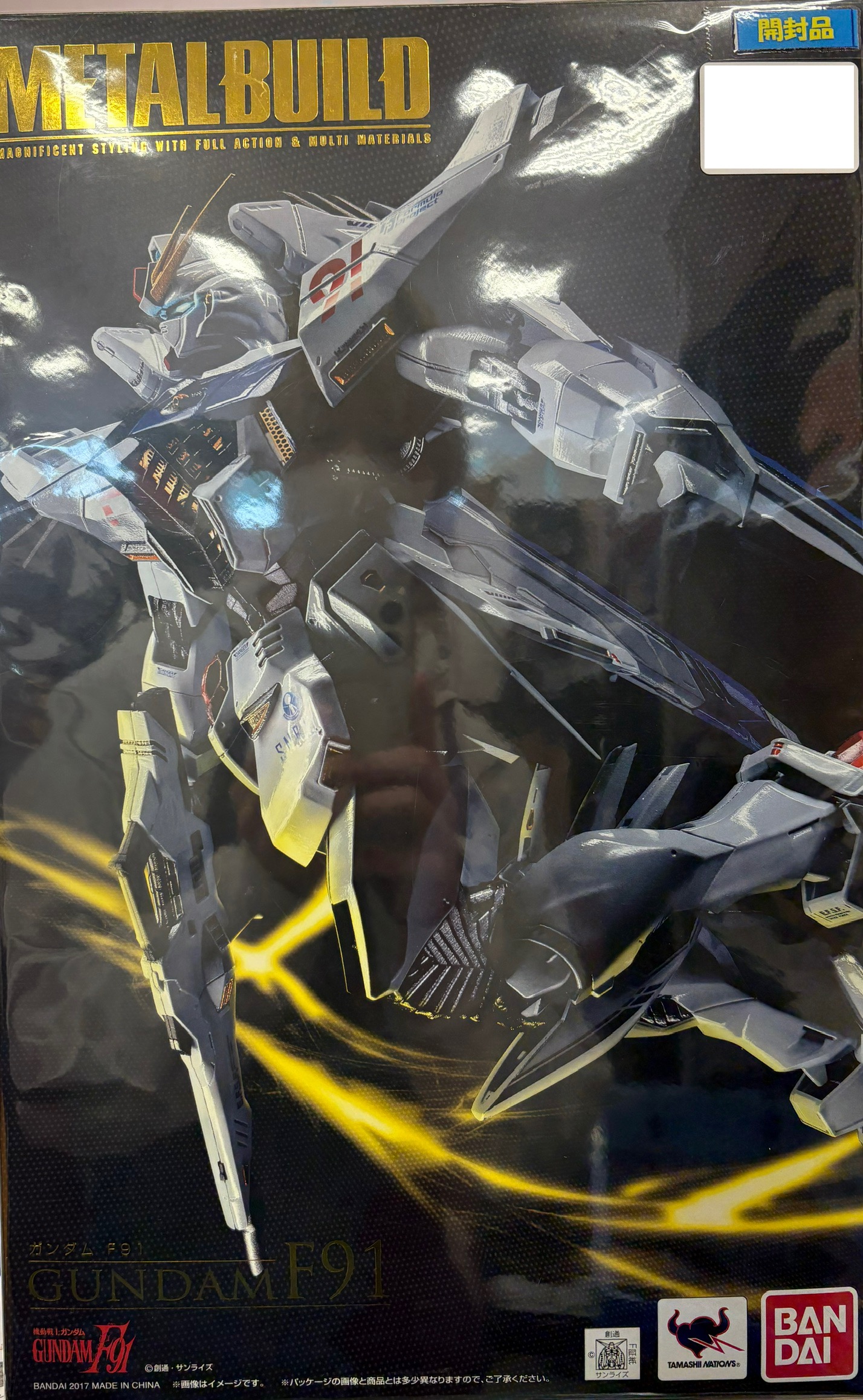 【開封品】METAL BUILD ガンダムF91（METAL BUILD GUNDAM）