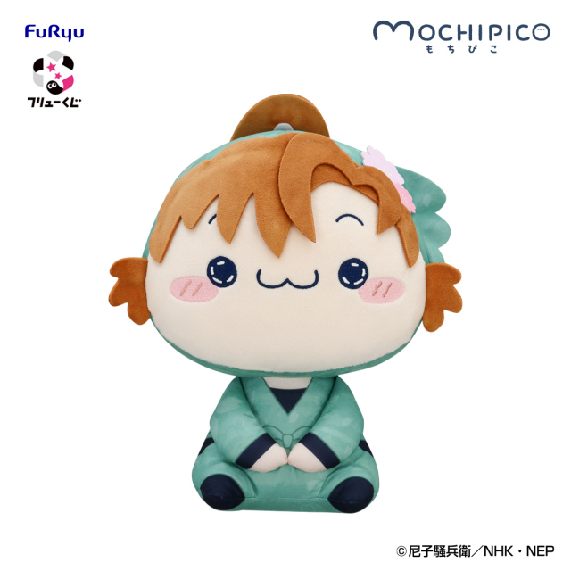 フリューくじ 忍たま乱太郎 ふんわり桜もちぴこの段 もちぴこBIGぬいぐるみ 善法寺伊作賞