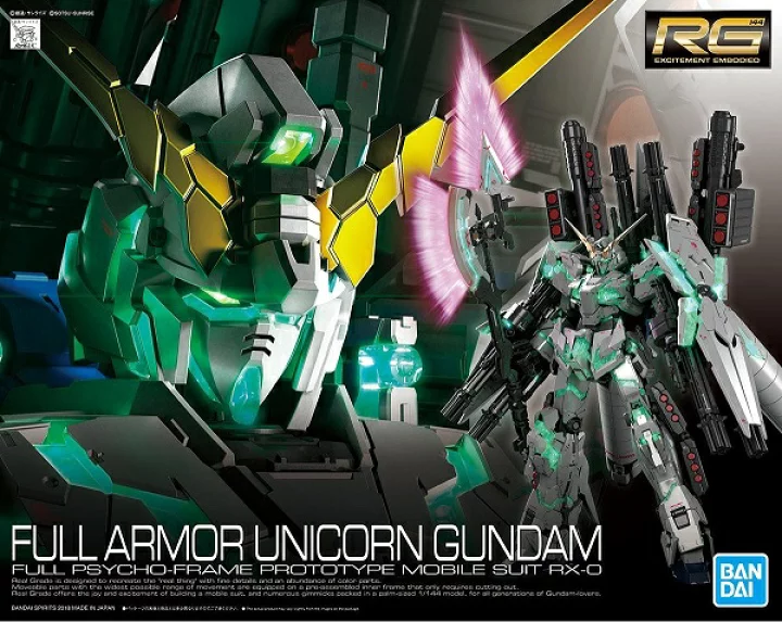 RG 1/144 フルアーマー・ユニコーンガンダム（ガンダム プラモデル）