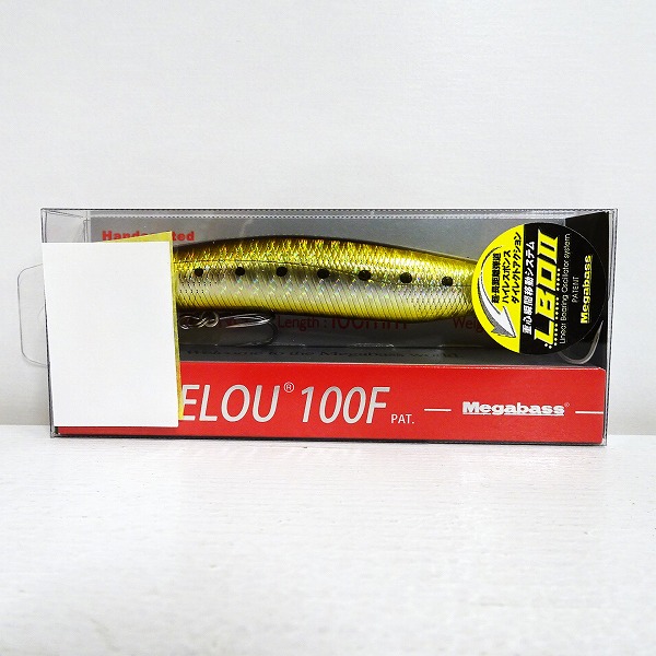 【未使用品】メガバス カゲロウ 100F GG ステインイワシ（KAGELOU）