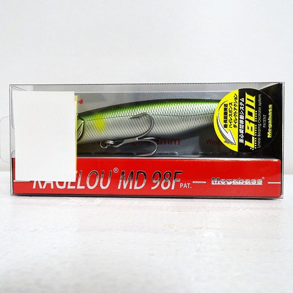 【未使用品】メガバス カゲロウ MD 98F OBORO AYU（KAGELOU）