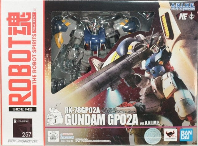 【未開封品】ROBOT魂 〈SIDE MS〉 RX-78GP02A ガンダム試作2号機 ver. A.N.I.M.E.（ロボットダマシイ GUNDAM）