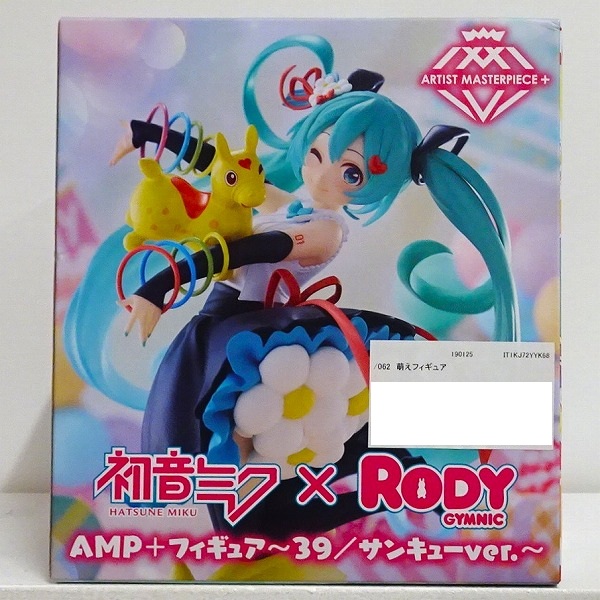 【未開封】初音ミク × Rody AMP + フィギュア～39／サンキューver.～