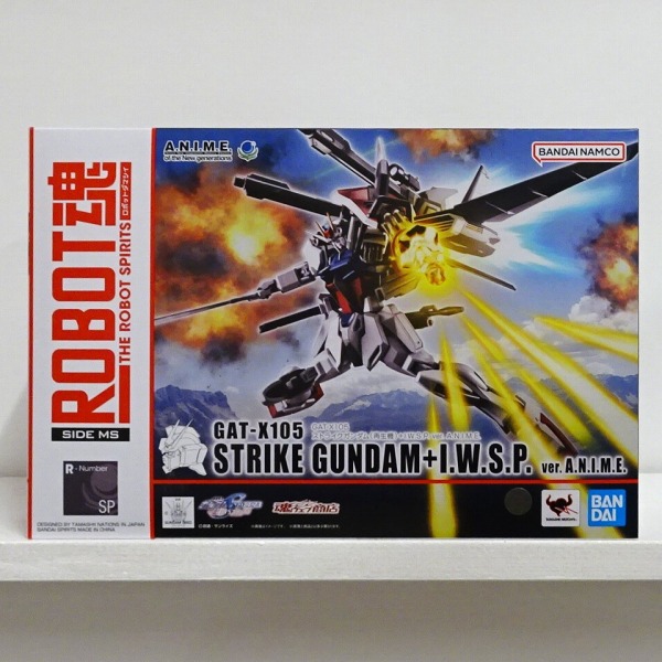 【未開封品】ROBOT魂 ＜SIDE MS＞ GAT-X105 ストライクガンダム（再生機）＋I.W.S.P. ver. A.N.I.M.E.