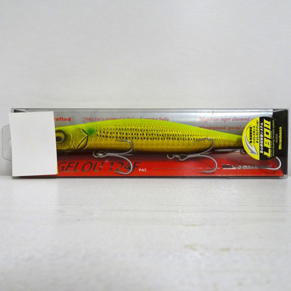 【未使用品】メガバス カゲロウ 124F ナチュラム限定カラー CB マットゴールド コハダ（SP-C）（KAGELOU）