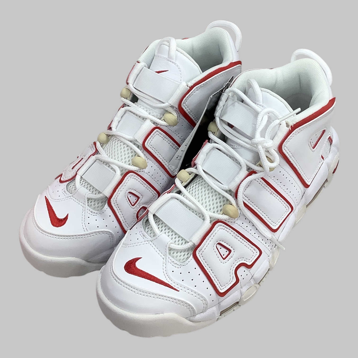 【未使用】NIKE AIR MORE UPTEMPO "WHITE/VARSITY RED"(2021)【26.5cm】