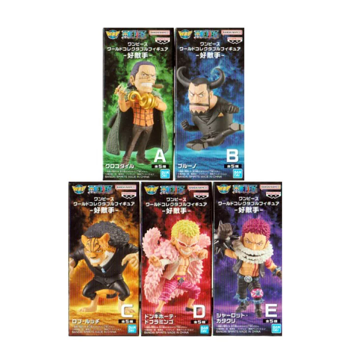 【未開封】ワンピース ワールドコレクタブルフィギュア 好敵手 全5種セット