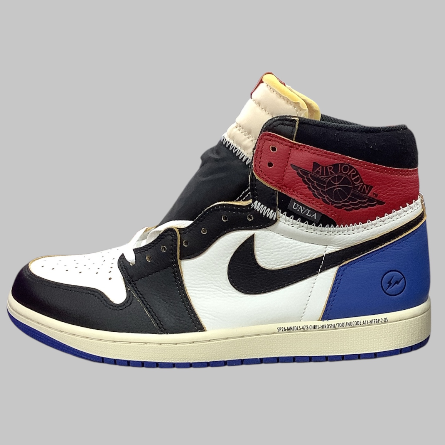 【未使用】fragment design × UNION × Nike Air Jordan 1 High OG "Black/Varsity Red" （NIKE スニーカー）【29.0cm】