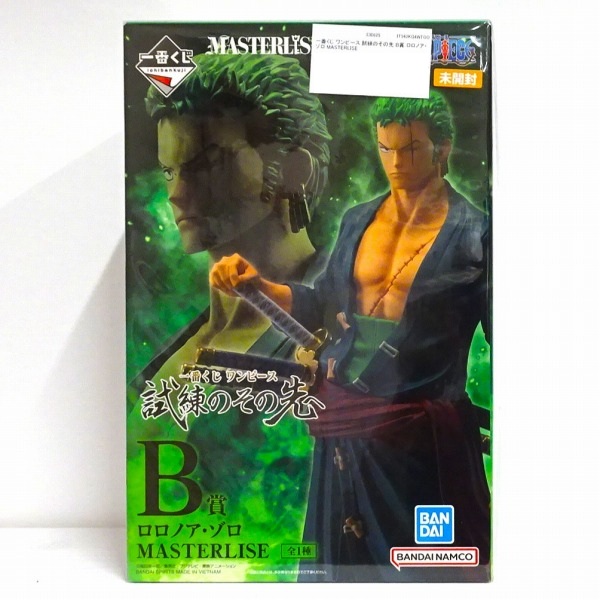 【未開封】一番くじ ワンピース 試練のその先へ B賞 ロロノア・ゾロ MASTERLISE