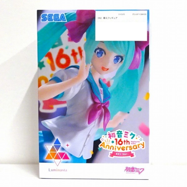 【未開封】初音ミクシリーズ Luminasta “初音ミク 16th Anniversary”KEI Ver.