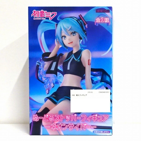 【未開封】初音ミク ぬーどるストッパーフィギュア ーネオンサイバーー