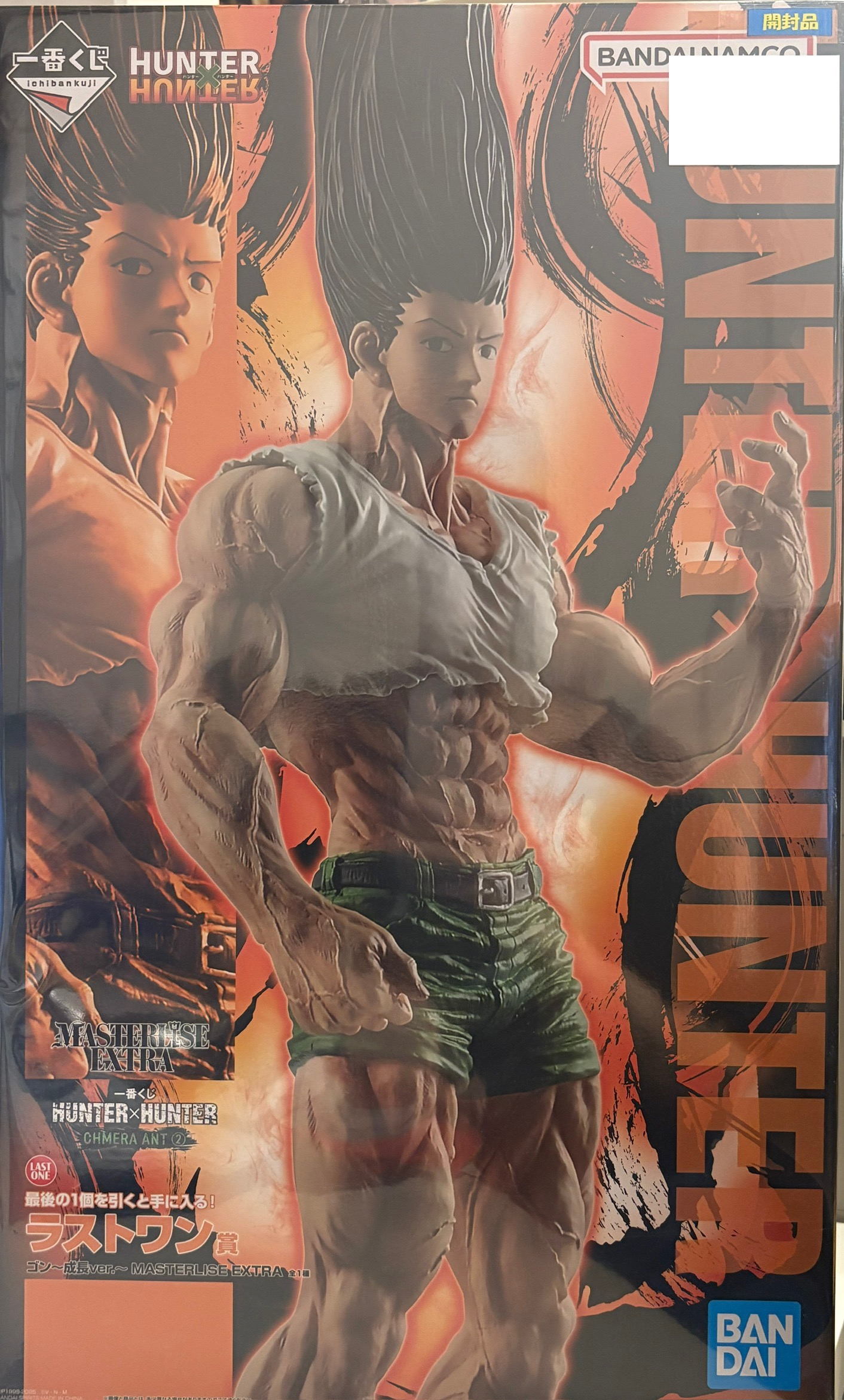 【開封品】一番くじ HUNTER×HUNTER CHMERA ANT ② ラストワン賞 ゴン～成長ver.～ MASTERLISE EXTRA