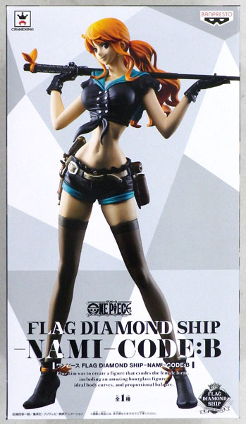 【未開封】ワンピース FLAG DIAMOND SHIP ナミ CODE：B