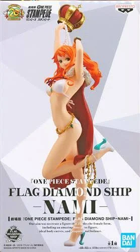 【未開封】ワンピース ONE PIECE STAMPEDE FLAG DIAMOND SHIP ナミ