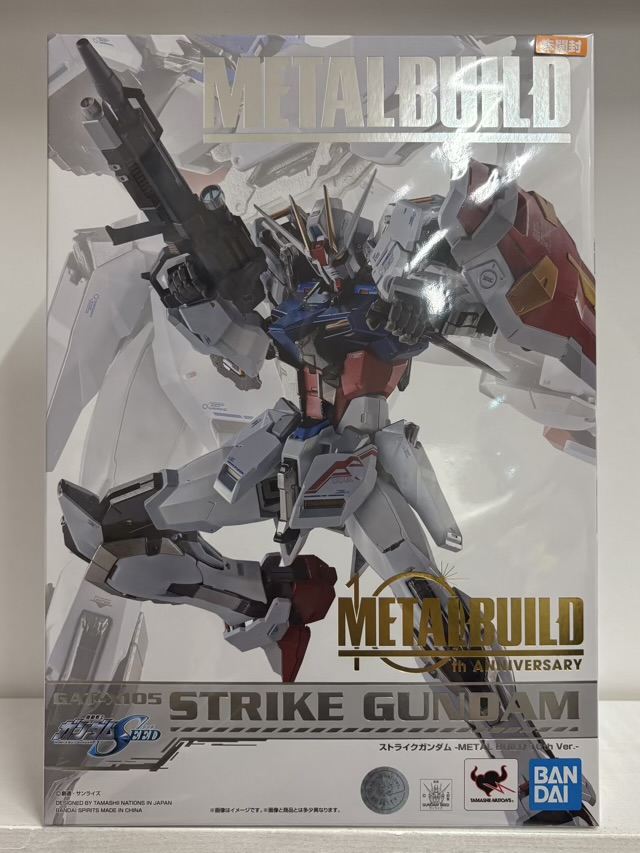 【未開封品】メタルビルド ストライクガンダム -METAL BUILD 10th Ver.- 機動戦士ガンダムSEED（METAL BUILD GUNDAM）