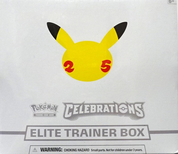 ポケモンカードゲーム 【英語版】25周年記念 セレブレーションズ エリートトレーナーボックス 25th Anniversary Celebrations Elite Trainer Box【未開封】（Pokemon CARD GAME）