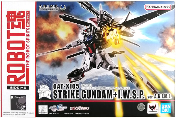 【未開封品】ROBOT魂 ＜SIDE MS＞ GAT-X105 ストライクガンダム（再生機）＋I.W.S.P. ver. A.N.I.M.E.