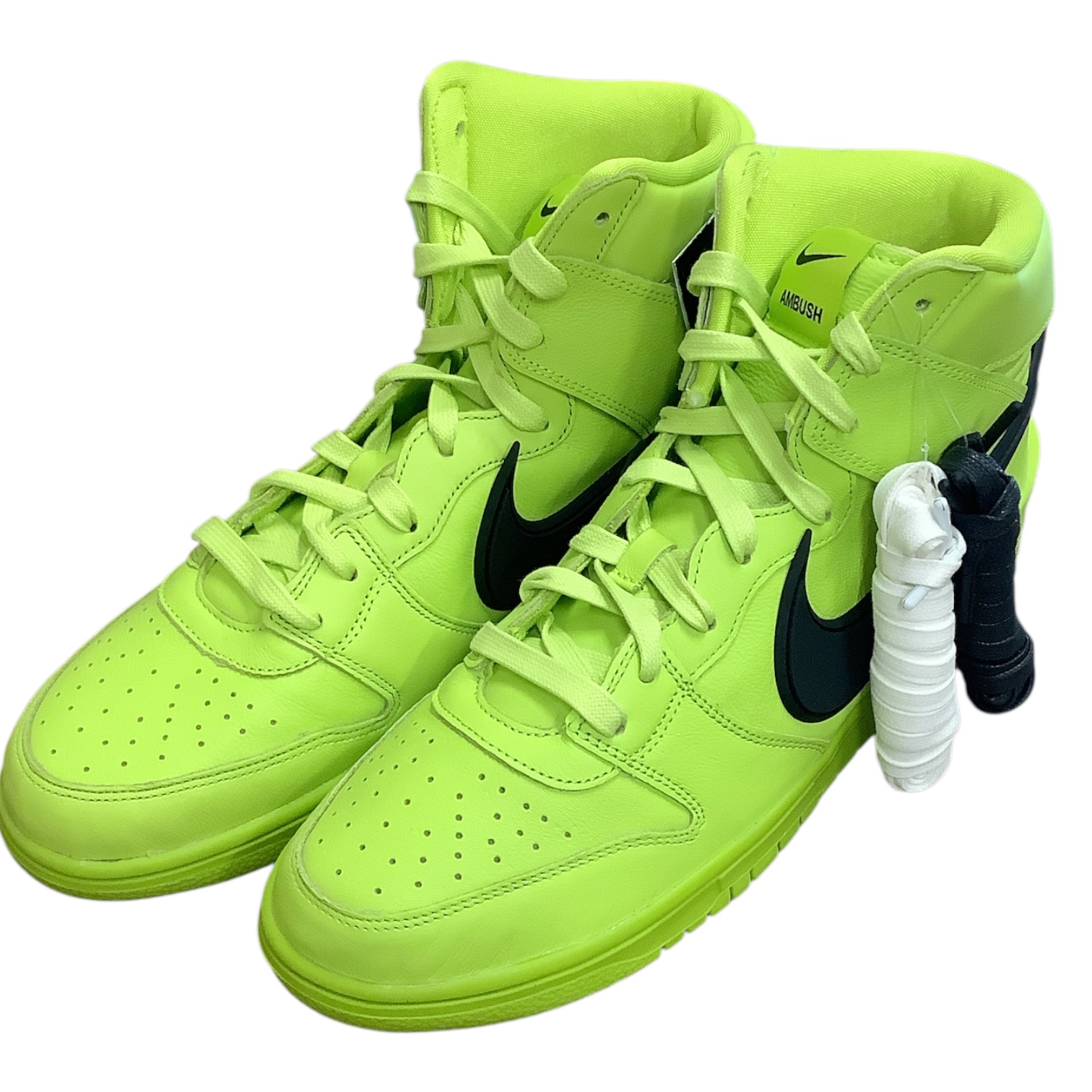 【未使用品】Ambush × Nike Dunk High "Flash Lime"（NIKE スニーカー）【28.cm】