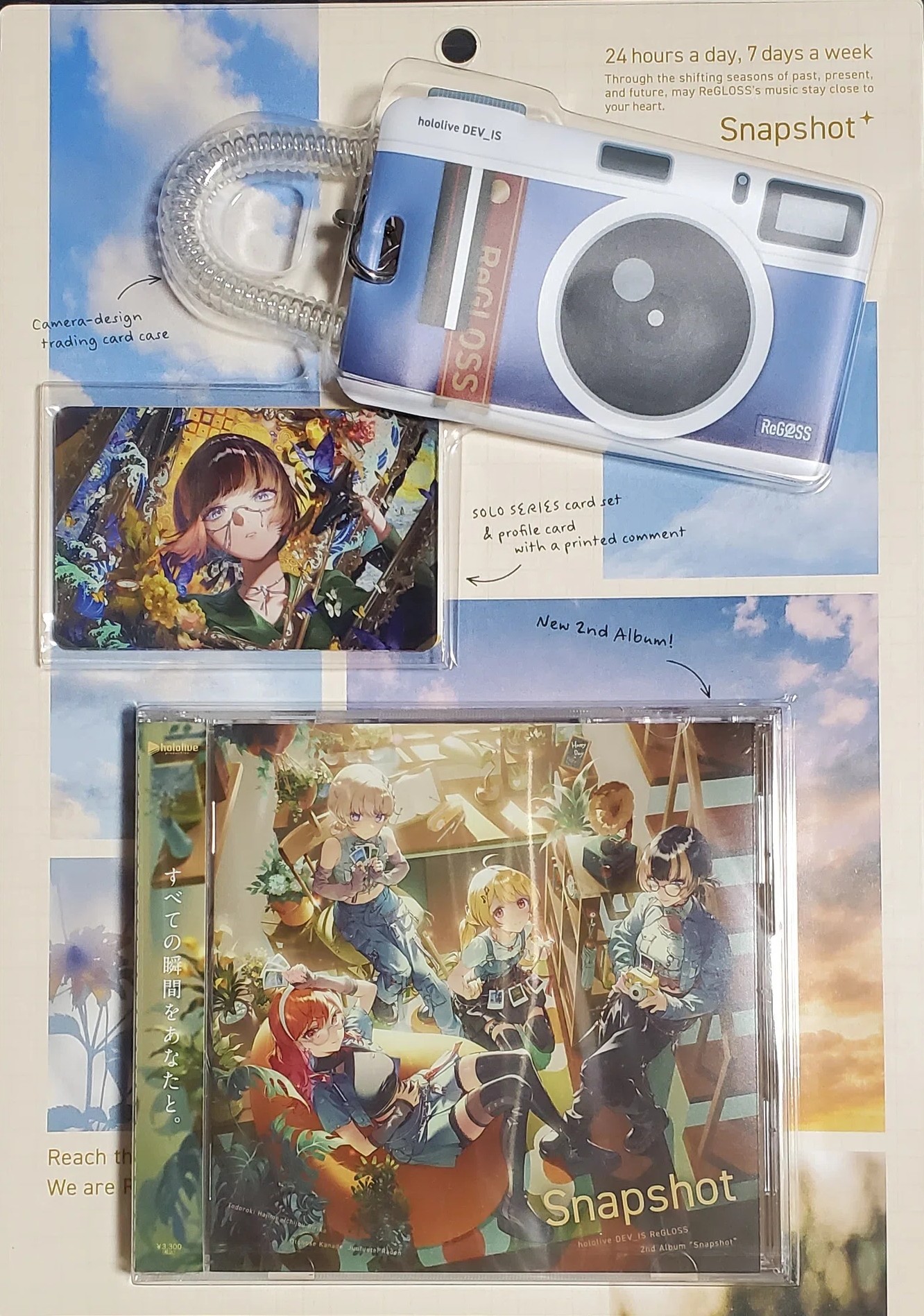 【開封品】ホロライブ ReGLOSS 2nd Album Snapshot 完全生産限定盤