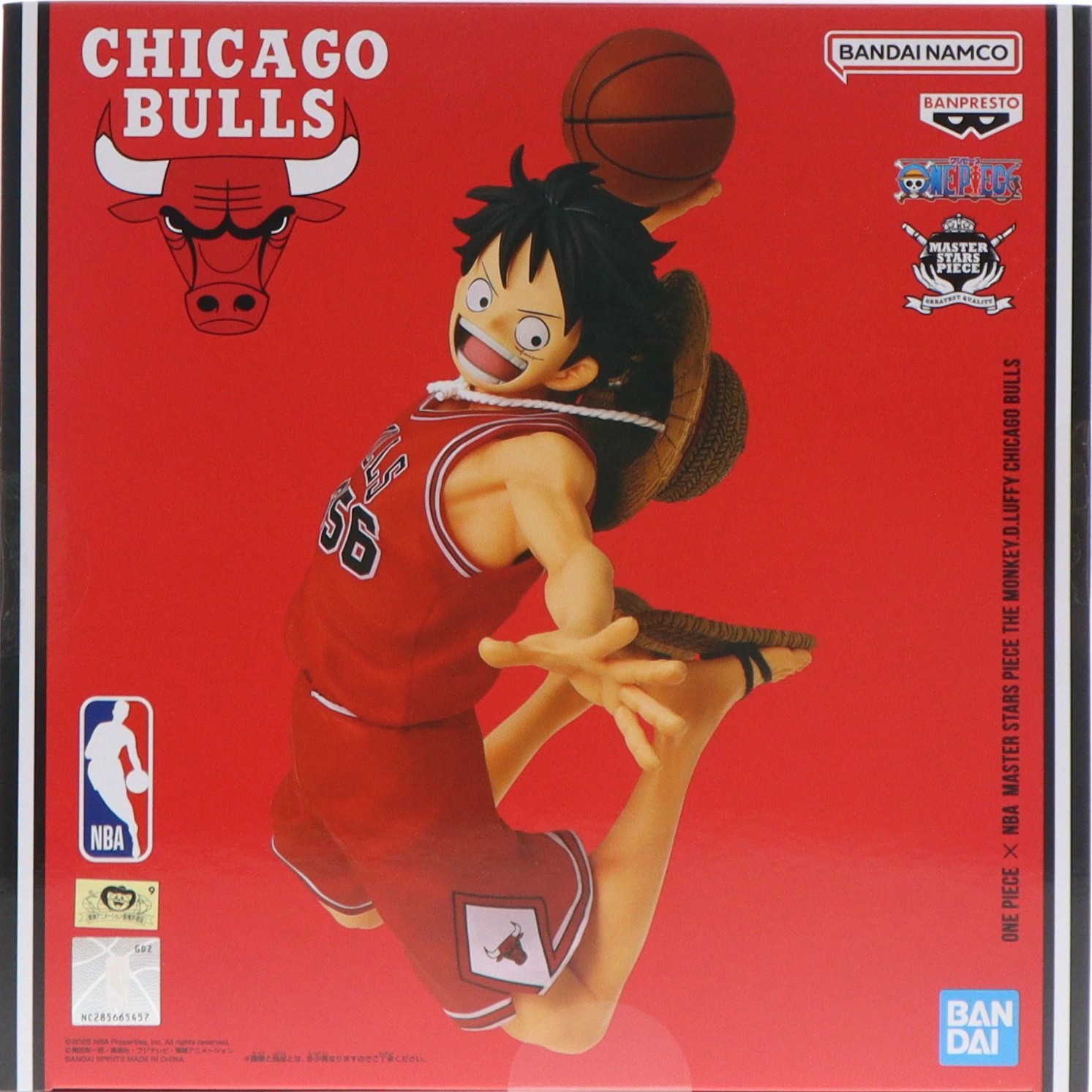【未開封】ONE PIECE ×NBA MASTER STARS PIECE THE MONKEY.D.LUFFY CHICAGO BULLS（ONE PIECE フィギュア）