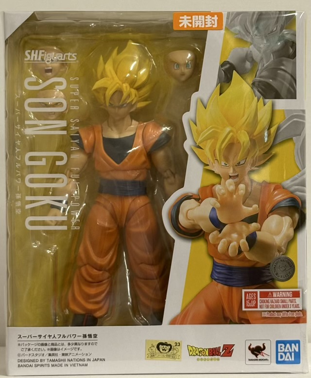 【未開封】ドラゴンボールZ S.H.Figuarts スーパーサイヤ人フルパワー 孫悟空