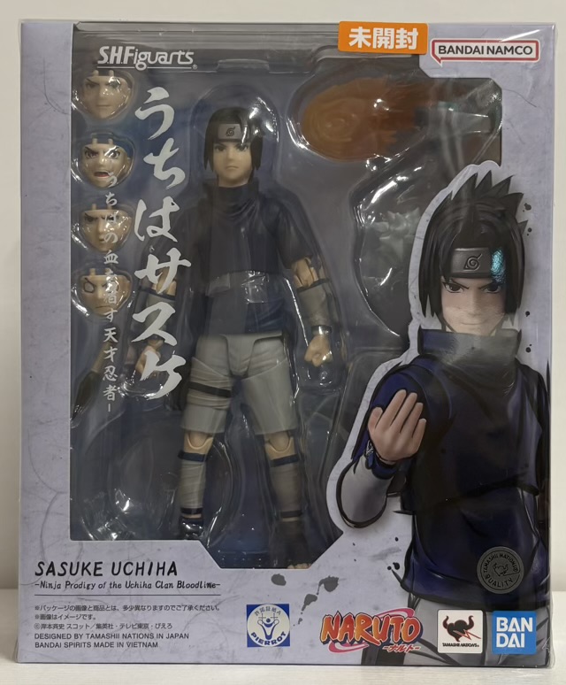 【未開封】 S.H.Figuarts うちはサスケ-うちはの血を宿す天才忍者-（NARUTO-ナルト-）
