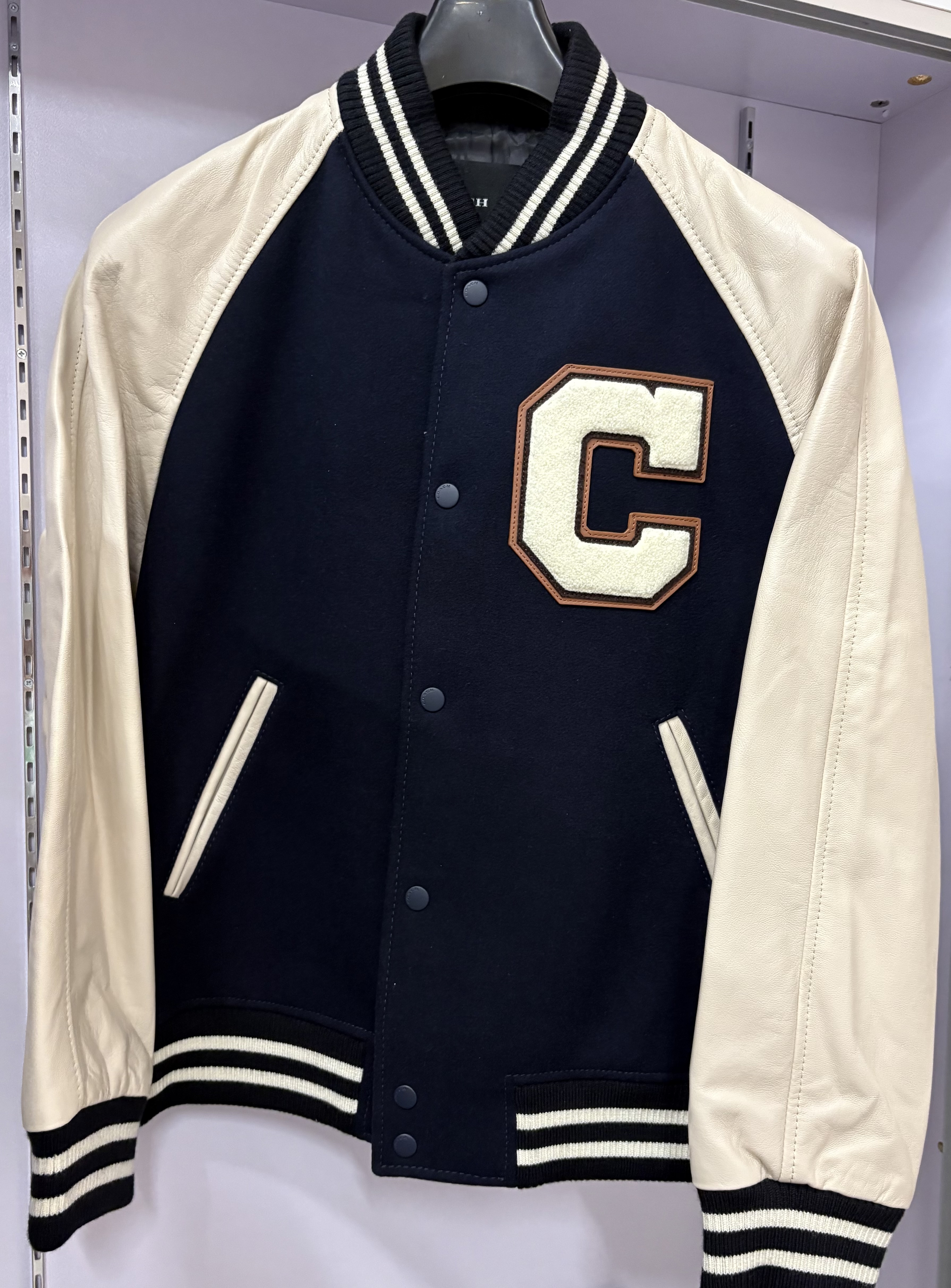 COACH アームレザー スタジャン