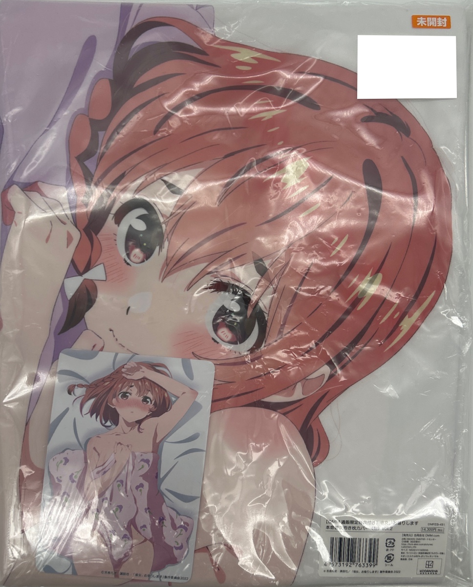 【未開封】彼女、お借りします 本命彼女抱き枕カバー（墨）vol.2