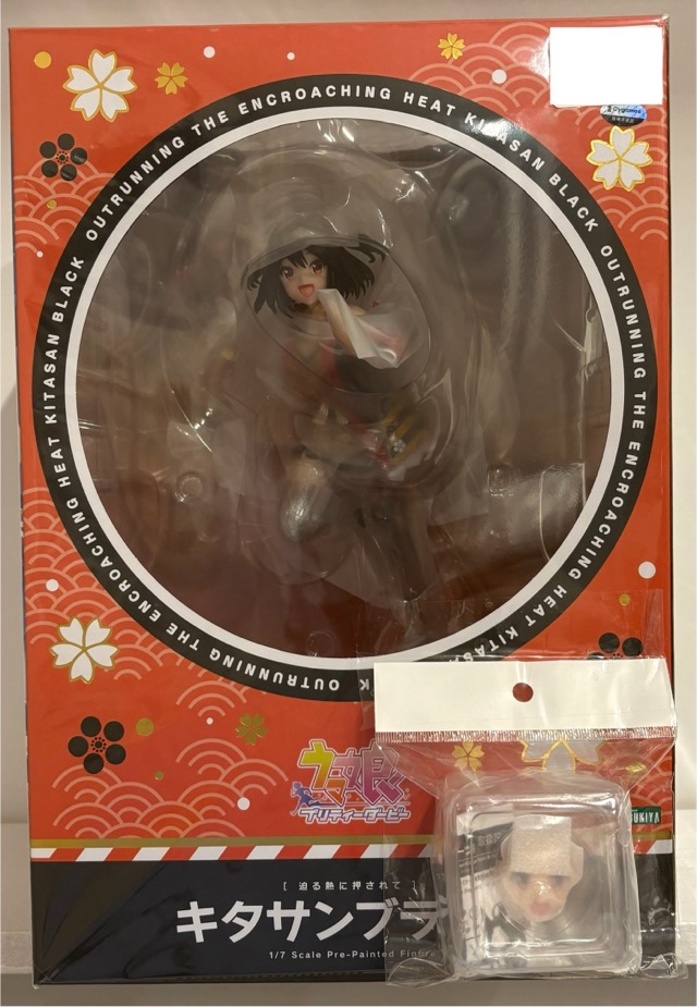 【未開封】ウマ娘 プリティーダービー [迫る熱に押されて]キタサンブラック 1/7 完成品フィギュア 特典 表情替えパーツ付き