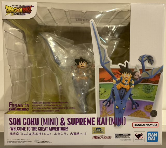 【未開封】ドラゴンボールDAIMA FiguartsZERO 孫悟空(ミニ)&界王神(ミニ) ようこそ、大冒険へ!!