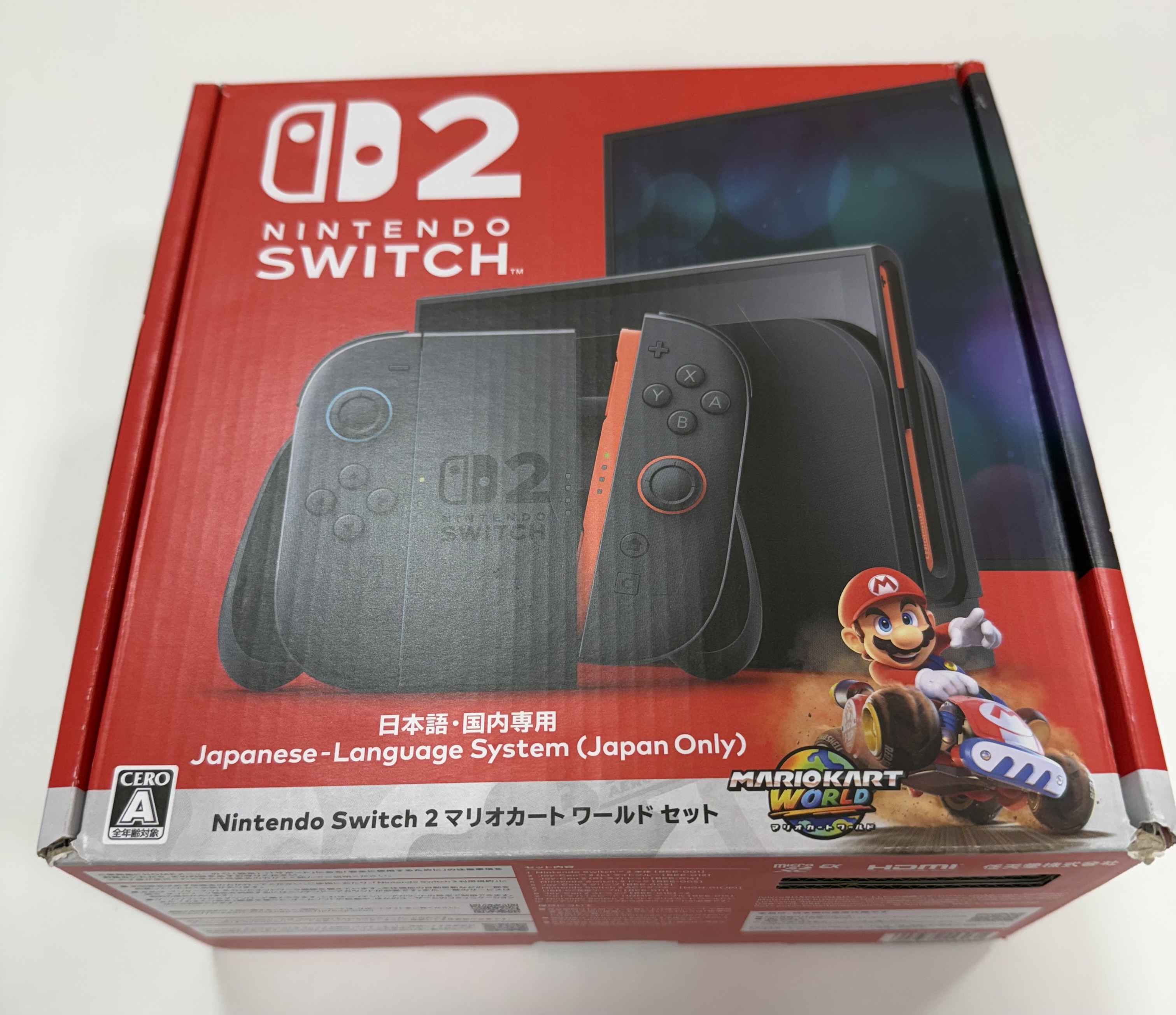 【未使用品】Nintendo Switch 2 ニンテンドースイッチ ツー マリオカートワールドセット(日本語・国内専用)