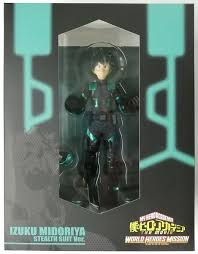 【未開封】僕のヒーローアカデミア THE MOVIE ワールド ヒーローズ ミッション 1/8スケールフィギュア 緑谷出久 ステルススーツVer. 完成品フィギュア