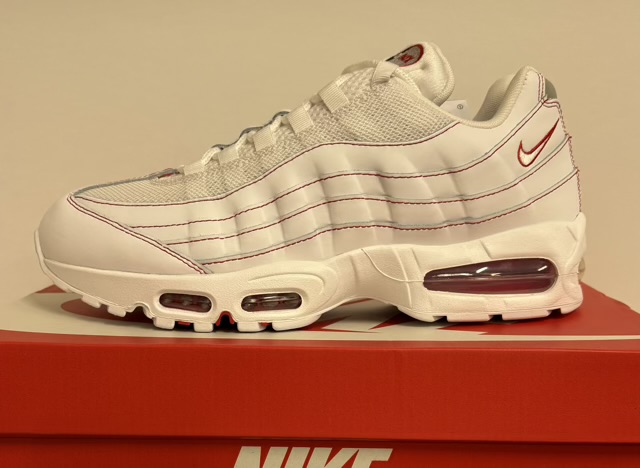 【未使用】Nike Air Max 95 OG Big Bubble "White/University Red" 【28.0cm】（NIKE スニーカー）