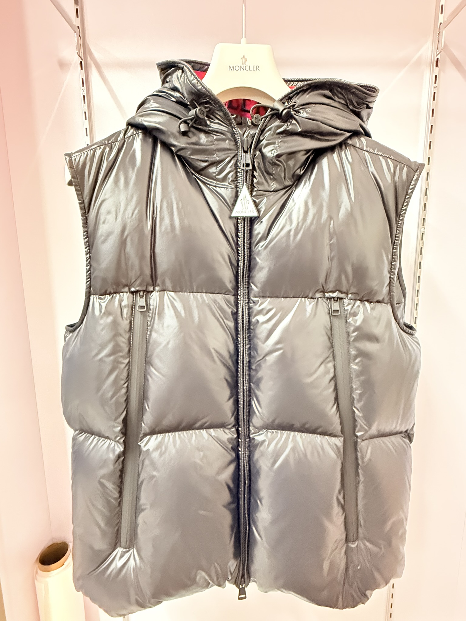 MONCLER モンクレール AGNEAUX ダウンベスト フード付 【美品】