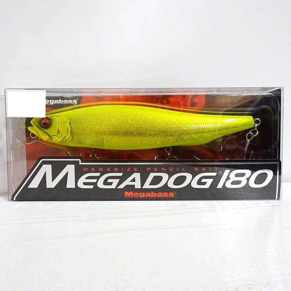 【未使用】メガバス MEGADOG 180 GLX DOUBLE CHART メガドッグ 180（Megabass ルアー メガドック）