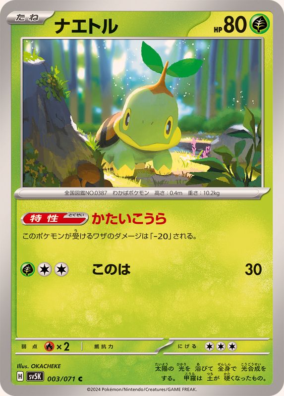 ナエトル 【C】 SV5K 003/071（Pokemon CARD GAME）