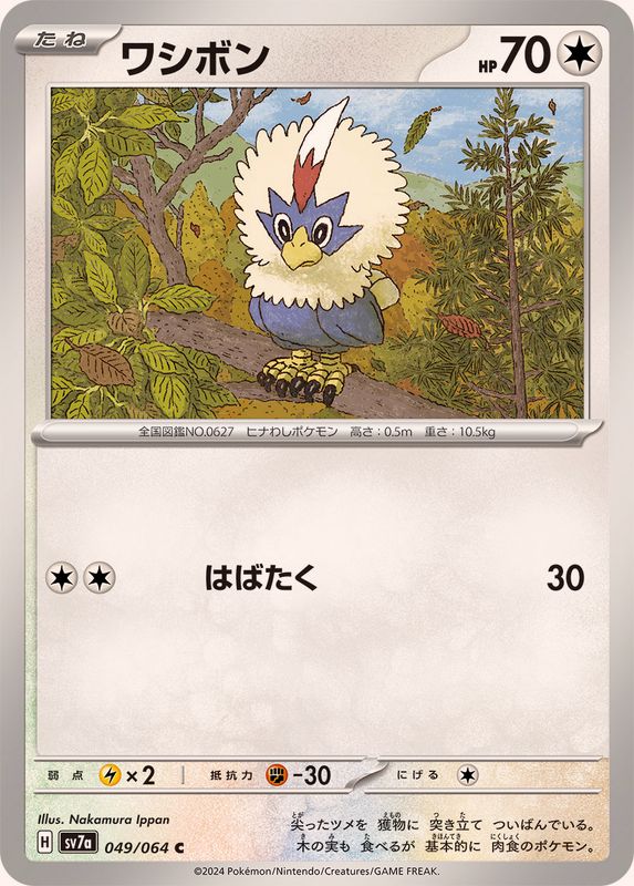 ワシボン 【C】 SV7a 049/064 （Pokemon CARD GAME）