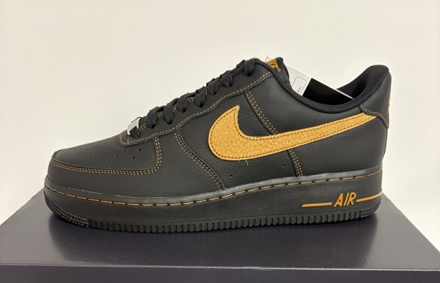【未使用】Nike Air Force 1 Low '07 LV8 "Black/Desert Ochre" 27.5cm（NIKE スニーカー）