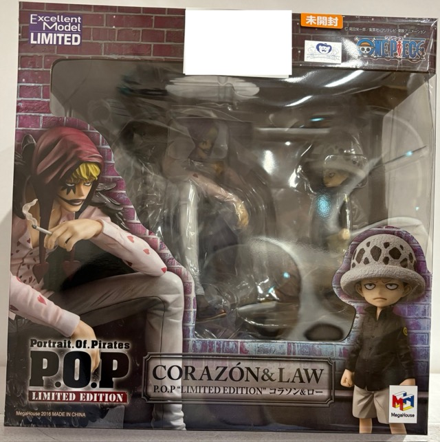 【未開封】Portrait.Of.Pirates ワンピース“LIMITED EDITION” コラソン＆ロー（ONE PIECE フィギュア）