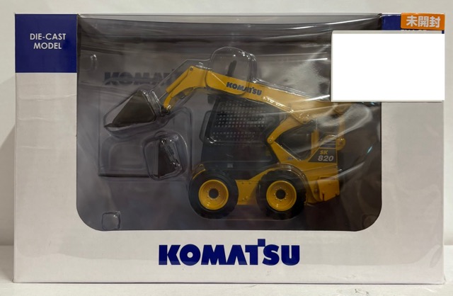 【未開封】KOMATSU SK820-8 タイヤ式スキッドステアローダー 1/25スケール ミニカー