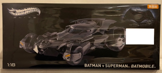 【未開封】ホットウィール マテル 1/18 NEW バットモービル"バットマン vs スーパーマン ドーン・オブ・ジャスティス"