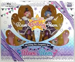 【未開封】Re:ゼロから始める異世界生活 ラム＆レム 生誕祭Ver. コンプリートセット 1/7 完成品フィギュア